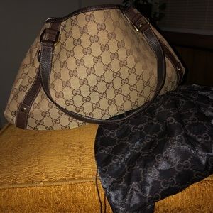 Authentic Gucci double handled bag